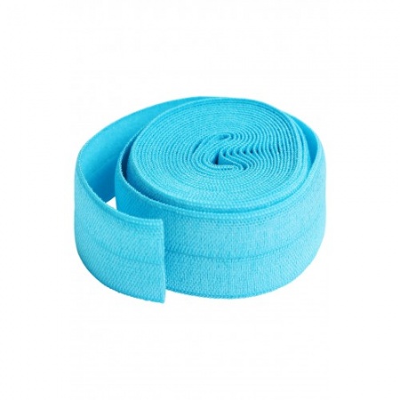 ByAnnie fold-over elastic - parrot blue